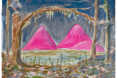 Don-Olsen-Pink-Mountain-with-Squirrel-16x20-2023