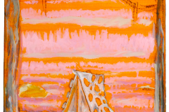 Don-Olsen-Tent-in-Orange-Landscape-14x11-2023